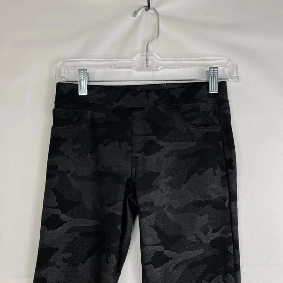 TRACTR VERNA MID RISE PULL ON SKINNY PONTE PANTS CAMO 14 - Picture 3 of 11